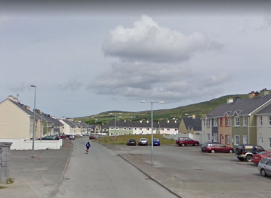The top of Fertha Drive, where the incident occured.