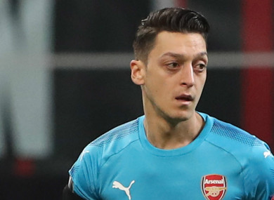 Mesut Ozil was heavily criticised by Martin Keown following Arsenal's Europa League exit.