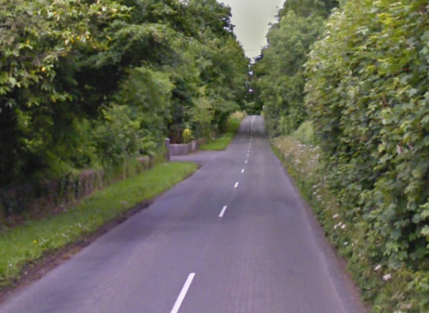 The crash happened in the Collinstown area.