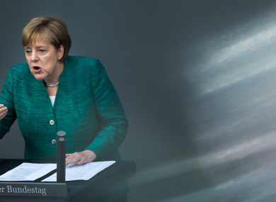 German Chancellor Angela Merkel, 28 June 2018.