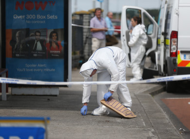 Members of the Garda Technical Bureau carried out an examination of the scene.