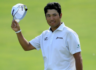 Japanese golfer Hideki Matsuyama.