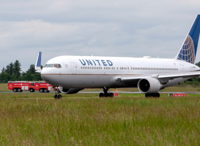The plane in Shannon