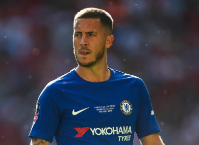 Chelsea midfielder Eden Hazard