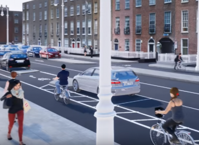 The proposed view from Fitzwilliam Square.