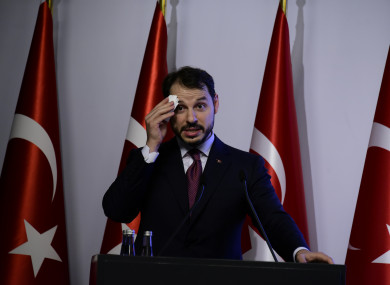 Turkish Finance Minister Albayrak