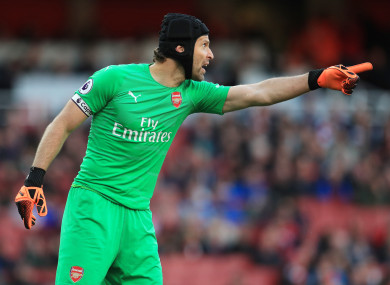 Arsenal goalkeeper, Petr Cech.