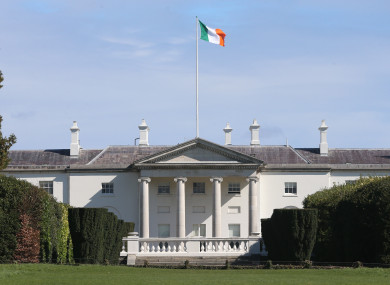 Aras an Uachtarain in Phoenix Park.