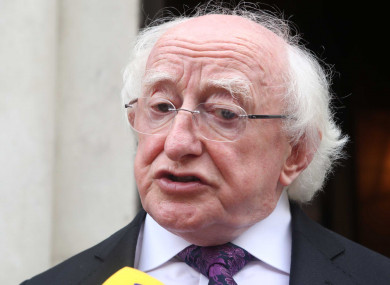 President Michael D Higgins