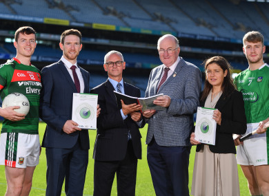 GAA President John Horan at the launch of the ESRI report into playing senior inter-county games.
