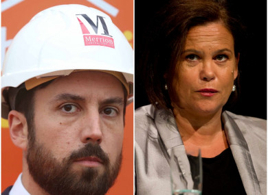 Eoghan Murphy and Mary Lou McDonald