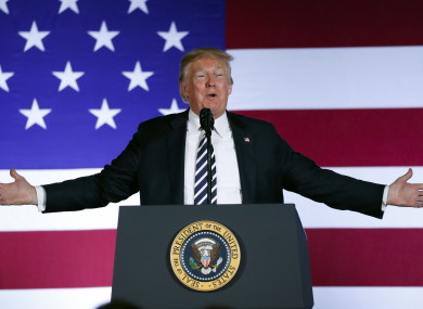 US President Donald Trump