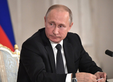 Russian President Vladimir Putin