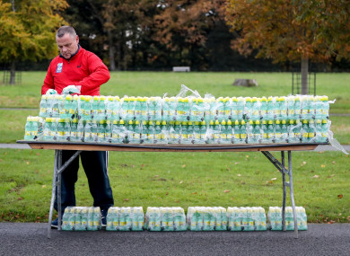 The race director suggests plenty of water whatever the temperature on Sunday.