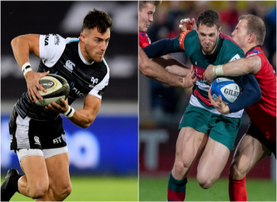 New faces: Morgan, left, and Holmes.