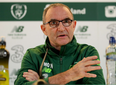 Martin O'Neill (file pic).