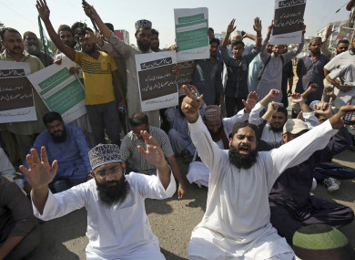 Protests erupted in Karachi after Pakistan's Supreme Court ordered authorities to free Asia Bibi who had been on death row for blasphemy.