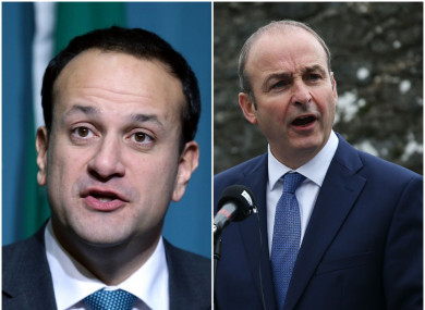 Micheál Martin wrote to Varadkar recently saying now was not the time for an election.