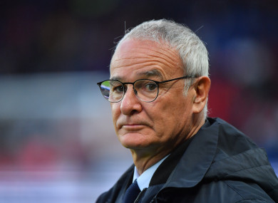 Claudio Ranieri (file pic).