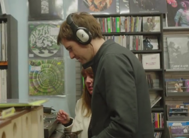 Kilbane and Kelly-Anne Byrne in Spindizzy Records.