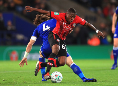Michael Obafemi has made an encouraging start tonight.