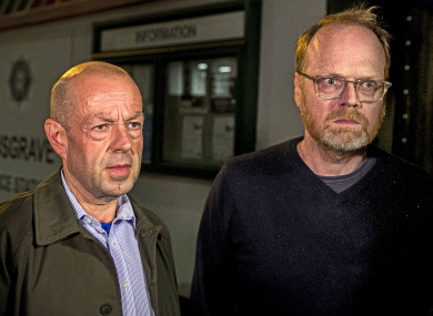 Trevor Birney and Barry McCaffrey