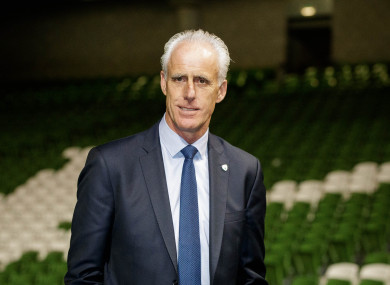 Newly appointed Republic of Ireland manager Mick McCarthy.