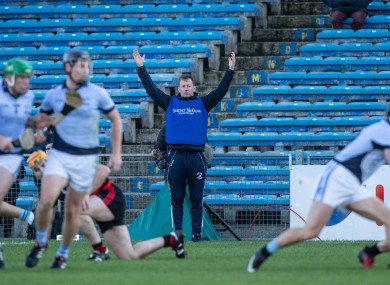 Na Piarsaigh boss Paul Beary during yesterday's Munster final.