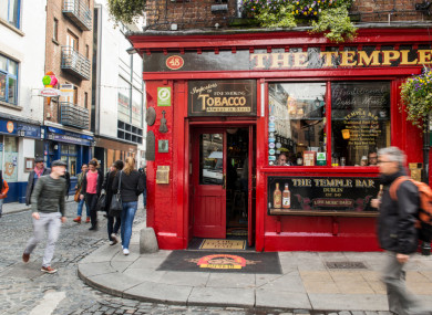 The Temple Bar pub was one of the 99 objectors.
