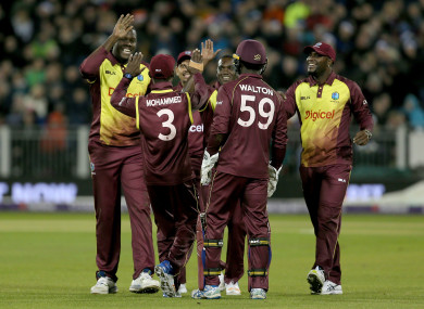West Indies: Stormont game in 2017 was rained off.