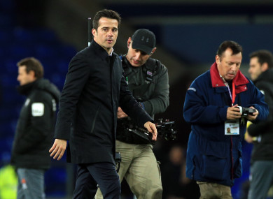 Everton boss Marco Silva.