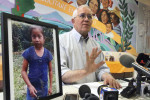 Annunciation House director Ruben Garcia answers questions from the media after reading a statement from the family of Jakelin Caal Maquin