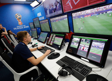 The system was initially used for this year's World Cup.
