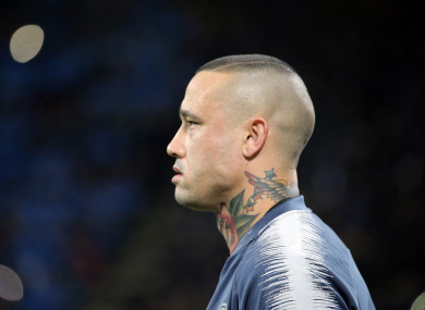 Radja Nainggolan of Inter (file pic).