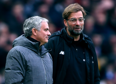 'Nobody can take away all the things he won,' said Klopp of Mourinho.