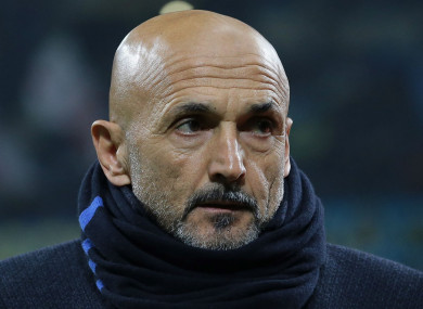 Inter coach Luciano Spalletti.