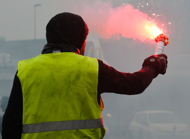 Yellow Vests protestrors demonstrate in France last weekend