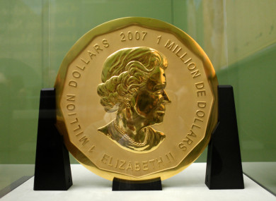 The 100 kilogram gold coin