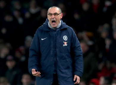 The Italian questioned the team's mentality after losing out to Arsenal.