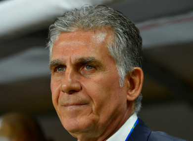 Iran coach Carlos Queiroz