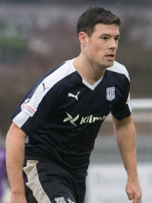 Defender Darren O'Dea in action for Dundee.