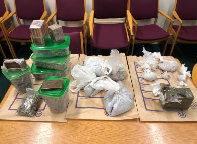Gardaí seized quantities of Heroin, Cannabis Herb, Cannabis Resin and Cocaine.