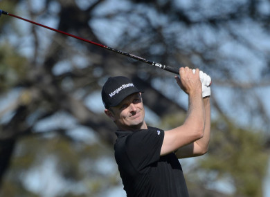 On the move: Justin Rose.