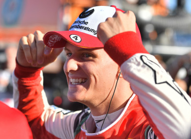 Mick Schumacher was crowned Formula 3 European champion in 2018.