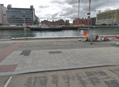 The site of one of the proposed new bridges.