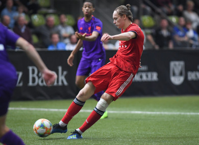 Johansson (pictured earlier this month) has been on the books at Bayern since the summer of 2017.
