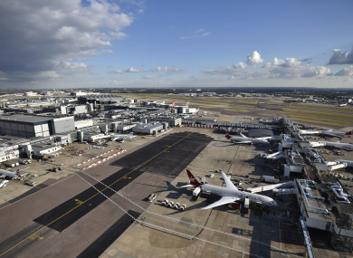 Heathrow Airport.