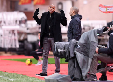 Thierry Henry's side are in horrendous form, losing 5-1 at home at the weekend and 3-1 tonight.