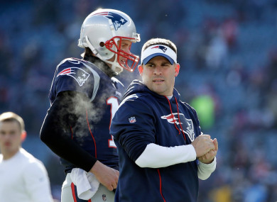 Tom Brady credited Josh McDaniels as having added one of their key plays on the morning of their AFC Championship win at the Kansas City Chiefs.