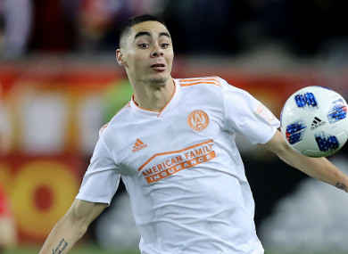 New Newcastle United signing Miguel Almiron.